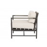 Sunset West Pietra Club Chair With Echo Ash Cushion - Side Angle