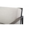 Sunset West Pietra Club Chair With Echo Ash Cushion - Seat Back Cushion - Close-up