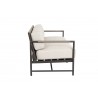 Pietra Loveseat in Echo Ash, No Welt - Side Angle