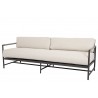 Sunset West Laguna Sofa With Cushions in Canvas Flax - Angled