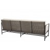 Pietra Sofa in Echo Ash, No Welt - Back Side Angle