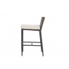 Sunset West Pietra Barstool with Echo Ash Cushion - Side