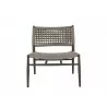Sunset West Grigio Cushionless Accent Chair - Front Angle - Sunset West Grigio Cushionless Accent Chair - Front Angle