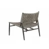 Sunset West Grigio Cushionless Accent Chair - Back Side Angle - Sunset West Grigio Cushionless Accent Chair - Back Side Angle