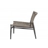 Sunset West Grigio Cushionless Accent Chair - Side