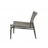 Sunset West Grigio Cushionless Accent Chair - Side Angle - Sunset West Grigio Cushionless Accent Chair - Side Angle