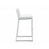 Architect Barstool - White - Side Angle - Architect Barstool - White - Side Angle