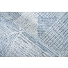Exquisite Rugs Caprice Handmade Hand-Tufted New Zealand Wool Navy Blue/Ivory Area Rug 4755-04