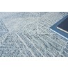 Exquisite Rugs Caprice Handmade Hand-Tufted New Zealand Wool Navy Blue/Ivory Area Rug 4755-02