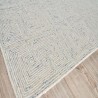 Exquisite Rug Caprice Handmade Hand-Tufted New Zealand Wool Light Blue/Ivory Area Rug 4771-001
