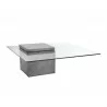 Sunpan Grange Coffee Table - Square - Anthracite Grey - Angled - Sunpan Grange Coffee Table - Square - Anthracite Grey - Angled