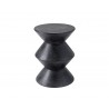 Union End Table - Black - Front View 