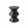 Union End Table - Black - Front View  - Union End Table - Black - Front View 