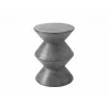 Union End Table - Anthracite Grey - Front - Union End Table - Anthracite Grey - Front