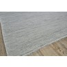 Exquisite Rugs Kashmir INDOOR/OUTDOOR Handmade Flatwoven PET Yarn Ivory  Light Silver