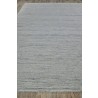 Exquisite Rugs Kashmir INDOOR/OUTDOOR Handmade Flatwoven PET Yarn Ivory  Light Silver