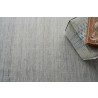 Exquisite Rugs Kashmir INDOOR/OUTDOOR Handmade Flatwoven PET Yarn Ivory  Light Silver