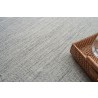 Exquisite Rugs Kashmir INDOOR/OUTDOOR Handmade Flatwoven PET Yarn Ivory  Light Silver