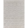 Exquisite Rugs Manzoni Handmade Hand Loomed Viscose and Cotton Area Rug- Ivory Front View