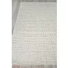 Exquisite Rugs Manzoni Handmade Hand Loomed Viscose and Cotton Area Rug- Ivory Long View - Exquisite Rugs Manzoni Handmade Hand Loomed Viscose and Cotton Area Rug- Ivory Long View