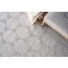 Exquisite Rugs Manzoni Handmade Hand Loomed Viscose and Cotton Area Rug- Ivory Top View
