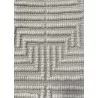 Exquisite Rugs Manzoni Handmade Hand Loomed Viscose and Cotton Area Rug- Ivory Pattern View - Exquisite Rugs Manzoni Handmade Hand Loomed Viscose and Cotton Area Rug- Ivory Pattern View