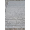 Exquisite Rugs Manzoni Handmade Hand Loomed Viscose and Cotton Area Rug- Silver