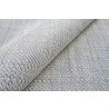 Exquisite Rugs Echo INDOOR/OUTDOOR Handmade Flatwoven PET yarn Area Rug - Light Silver/Ivory Folded View