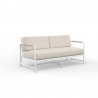 Sabbia Loveseat in Echo Ash, No Welt - Front Side Angle