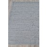 Exquisite Rugs Manzoni Handmade Hand Loomed Viscose and Cotton Area Rug- Grey Long View
