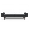 Innovation Living Dublexo Sofa With Arms in Elegance Antharice - Front with Both Folded - Innovation Living Dublexo Sofa With Arms in Elegance Antharice - Front with Both Folded