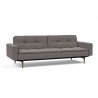 Innovation Living Dublexo Sofa With Arms in Mixed Dance Grey - Angled - Innovation Living Dublexo Sofa With Arms in Mixed Dance Grey - Angled