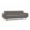 Innovation Living Dublexo Sofa With Arms in Mixed Dance Grey - Angled - Innovation Living Dublexo Sofa With Arms in Mixed Dance Grey - Angled
