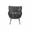 Cane-Line Vibe Highback Chair ,Cane-line Weave, Black/Graphite Back Image