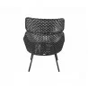 Cane-Line Vibe Highback Chair ,Cane-line Weave, Black/Graphite Back Image - Cane-Line Vibe Highback Chair ,Cane-line Weave, Black/Graphite Back Image