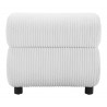 Zuo Modern Rahat Accent Chair in White - Back View