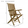 Classic Medium Folding Armchair dimension - Classic Medium Folding Armchair dimension