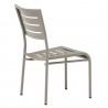 H&D Seating All Aluminum Armless Stacking Patio Dining Chair