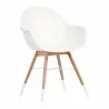 Amazonia Charlotte 4 Piece Teak Patio Armchair Se - Amazonia Charlotte 4 Piece Teak Patio Armchair Se