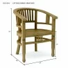 Captain's Armchair- dimension - Captain's Armchair- dimension