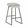 Sunpan Skylar Counter Stool - Polo Club Muslin-Dillion Cream - Front Side Angle - Sunpan Skylar Counter Stool - Polo Club Muslin-Dillion Cream - Front Side Angle