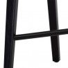 Sunpan Dominic Counter Stool in Black - Base Angle