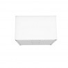 Manhattan Comfort Fortress Textured Metal 31.5" Garage Mobile Chest with 3 Full Extension Drawers in White top