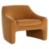 Sunpan Nevaeh Lounge Chair Danny Amber - Side Angle