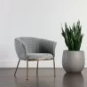 Sunpan Nadine Lounge Chair Chacha Grey - Lifestyle - Sunpan Nadine Lounge Chair Chacha Grey - Lifestyle