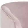 Sunpan Hazel Swivel Lounge Chair in Gold - Blush Sky - Closeup Top Angle - Sunpan Hazel Swivel Lounge Chair in Gold - Blush Sky - Closeup Top Angle