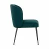 Sunpan Ivana Dining Chair in Soho Teal - Side Angle - Sunpan Ivana Dining Chair in Soho Teal - Side Angle