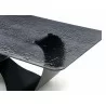 Tiffany Dining Table in Black- closer view - Tiffany Dining Table in Black- closer view