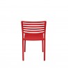 Savannah Side Chair - Red - Back