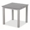 Telescope Casual Rustic Polymer 21" Square Table - Telescope Casual Rustic Polymer 21" Square Table